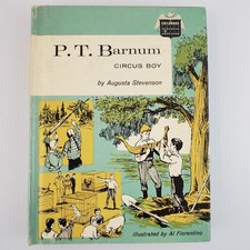 P. T. Barnum by Augusta Stevenson 1964 1st Ed HC Dust Jacket Circus Boy