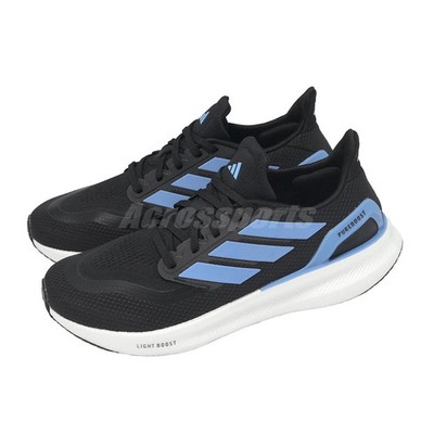 adidas Pureboost 5 Core Black Blue Fusion Footwear White Men Road Running JR2990