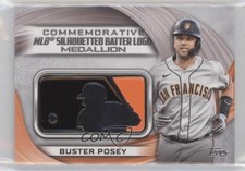 2022 Topps Series 1 MLB Logo Medallion Commemorative Relics Buster Posey 8ay