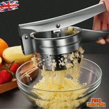 Heavy Duty Steel Potato Ricer Puree Masher Juicer Vegetable Fruit Press Maker UK