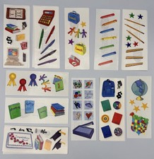 Vintage 1990s Creative Memories Stickers - 20 Sheets - School Days Graduation