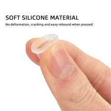 100pcs Tattoo Ink Cups Disposable Silicone Tattoo Pigment Cups Transparent Ink