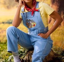 Disney Winnie the Pooh and Pals Overalls Ladies Size M NWT