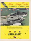 1942 WW2 Chris-Craft US Army Q Boat Navy Picket Landing Boats Photo Print Ad