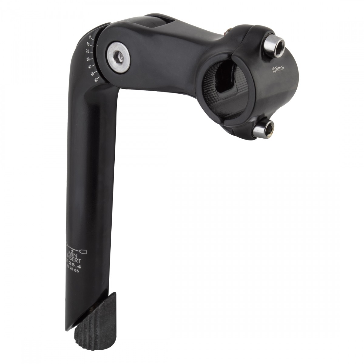 Sunlite Adjustable Stem 90mm Stem Length 254mm Bar Clamp Black 7090₽