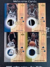 2002 Upper Deck Kevin Garnett UD Game Jersey Patch Number/Logo/Name lotx4