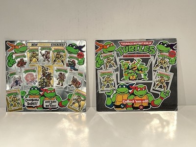 VINTAGE RARE 1990 TMNT Anna Concepts Inc. -2- METALLIC VENDING CARDS MIRAGE EUC