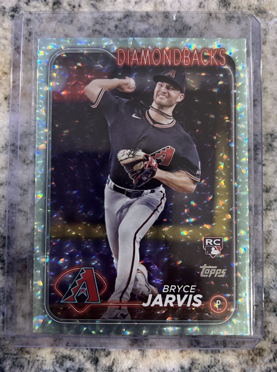 2024 Topps Series 2 - Bryce Jarvis #363 Aqua Foil /399 (RC)