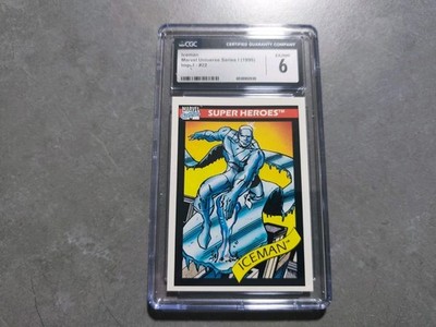 Iceman Marvel Universe Series 1 (1990) #46 CGC 6