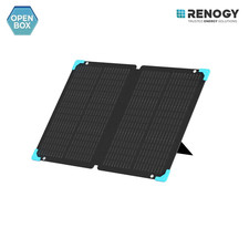 Open box Renogy 80W Portable Solar Suitcase F...
