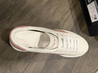 PRADA Sneakers Pink and White NEW | eBay