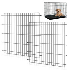 Tandefio 2 Pcs Dog Crate Divider Panel Metal for 48" Pets Crate