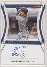 2020 Panini National Treasures Social Signatures 12/99 Jake Fraley Auto ht1