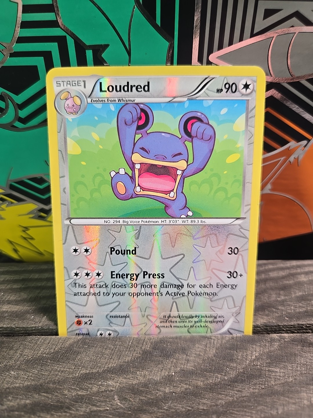 Loudred 84/119 Reverse Holo - Phantom Forces - Pokemon Tcg