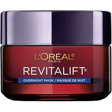 Image of Revitalift Triple Power Anti-Aging Overnight Mask, Pro Retinol, Hyaluronic Ac...