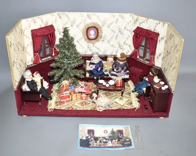 Puppenstube ADELE´S- Puppenhaus mit Spieluhr 46 cm breit Fach #D2 - Bild 1 von 4
