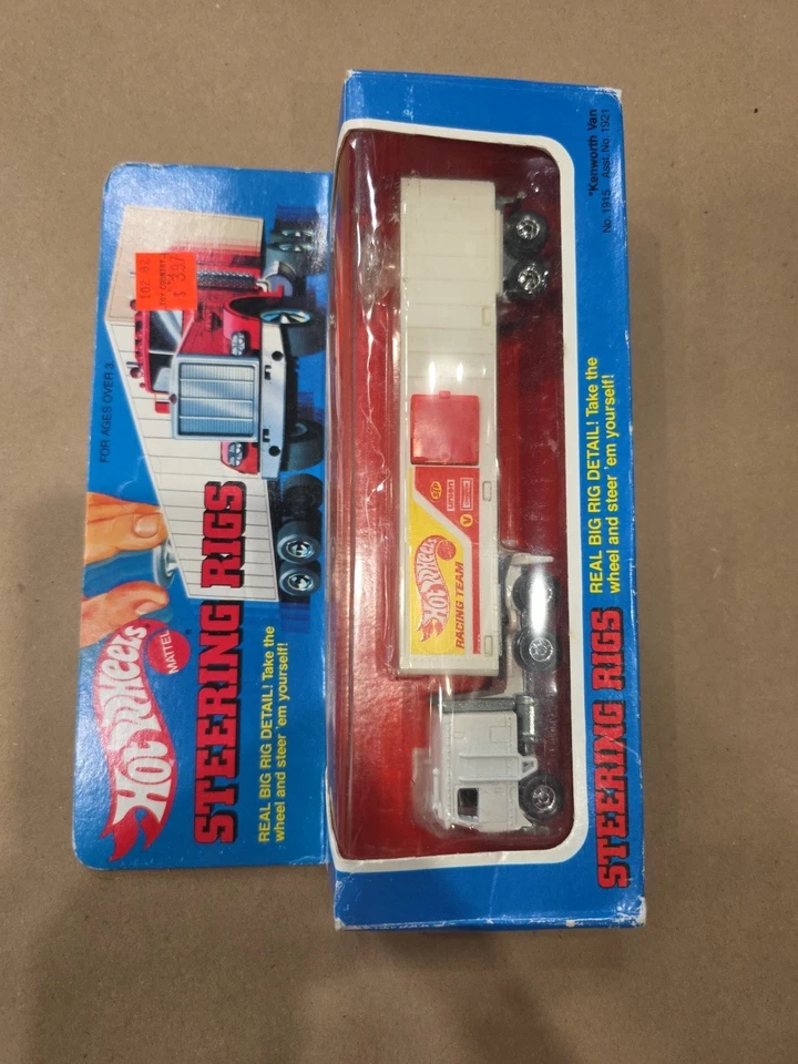 1980 Hot Wheels Steering Rigs Kenworth Racing Team Van Hong Kong 1915 sin perforar Foto 4 de 4