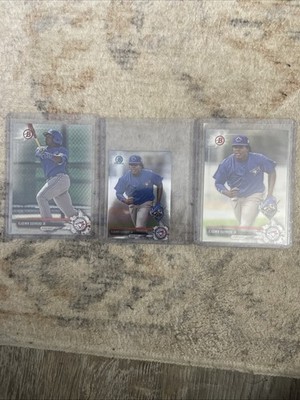 2017 Bowman Chrome Mini Vladimir Guerrero Jr. #BCP32 Prospect Plus 3 CARD LOT 