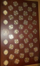 2015 U.S. MINT 24K GOLD PRESIDENTIAL 1 DOLLAR COINS  COMPLETE SET OF 4 