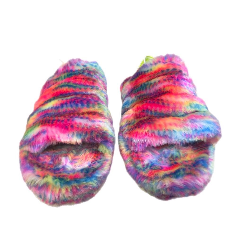 UGG Fluff Yeah Neon Pixelate Platform Sandal Wome… - image 3