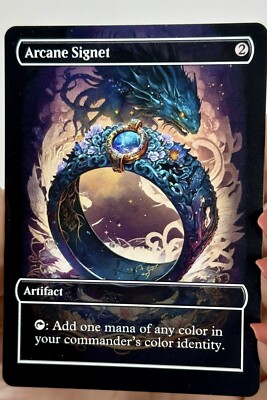 Arcane Signet Proxy Card with Custom designed art | eBay