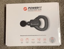 Powerfit Massage Gun Deep Tissue, Handheld Portable Percussion Massager