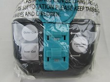 LUCKY 8 PUNCH MEMORY KEEPERS BORDER EDGE INNER OUTER CUT BORDER DESIGN TEAL