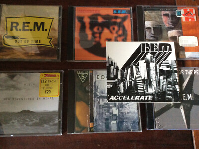R.E.M. [7 CD Alben] Dcument Automatic for the People Out of Time Accelerate BEST