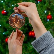 Bryce Canyon Ornament Christmas Tree Ornament, Utah Vacation Souvenir
