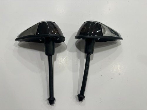 VW Volkswagen Front Turn Signal Assembly Set Smoked Type1 Bug Beetle 8/66-69 - Picture 3 of 9