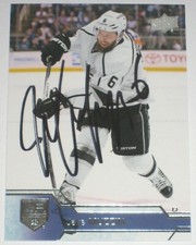 JAKE MUZZIN SIGNED 16-17 UPPER DECK LOS ANGELES KINGS CARD AUTOGRAPH AUTO!!