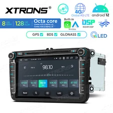 4G WiFi Android 14 8-Core 128GB Car Play GPS Stereo DVD Radio For VW Jetta Golf