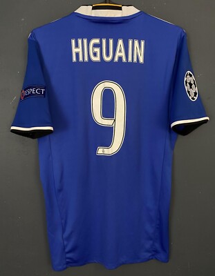 HIGUAIN #9 UEFA MEN'S FC JUVENTUS 2016/2017 SOCCER FOOTBALL SHIRT