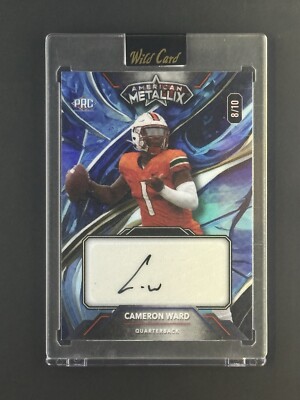 2024 Wild Card Cam Ward Auto American Metallix PRC /10 Miami #WML