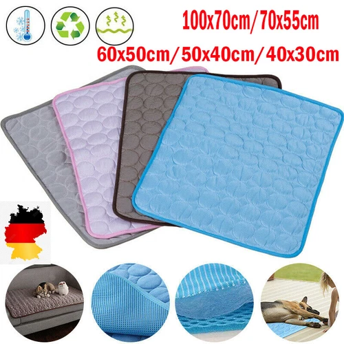 Kühlmatte Für Hunde & Katzen 55x70cm - Selbstkühlende Haustiermatte Für Sommer