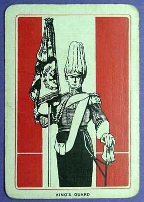 1 x Breite Spielkarte Single King s Guard Zigaretten ZC 116