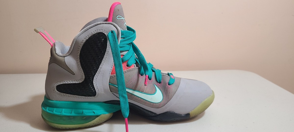 Size 6Y / 7.5 Womens - Nike Lebron 9 GS South Beach Basketball Shoes IMG_8178_ab076266-934d-46af-  main image 4