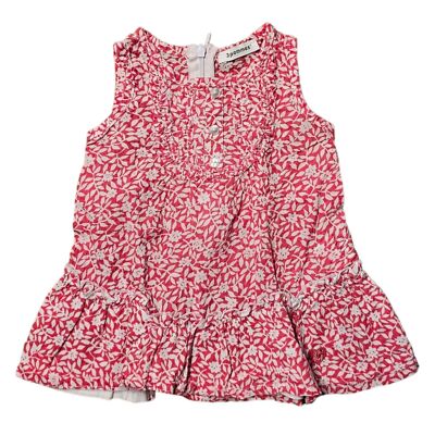 Süßes 3 Pommes Blumen Baby Kleid Größe 6M 68