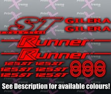 Gilera Runner 125 ST Decals / Stickers ALL COLOURS AVAILABLE- ST125 four valve