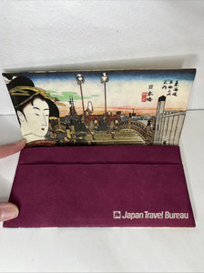 Vintage Japan Travel Bureau Travel Holder Cover