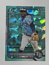 2022 Bowman Baseball Sapphire Alejandro Pie 1st Prospect Aqua Refractor /55