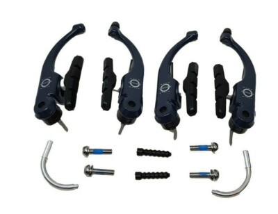 Batavus Komplettsatz V-Brakes Fahrrad Bremssattel Set Mtb Bmx Hybrid mit Befestigungen 