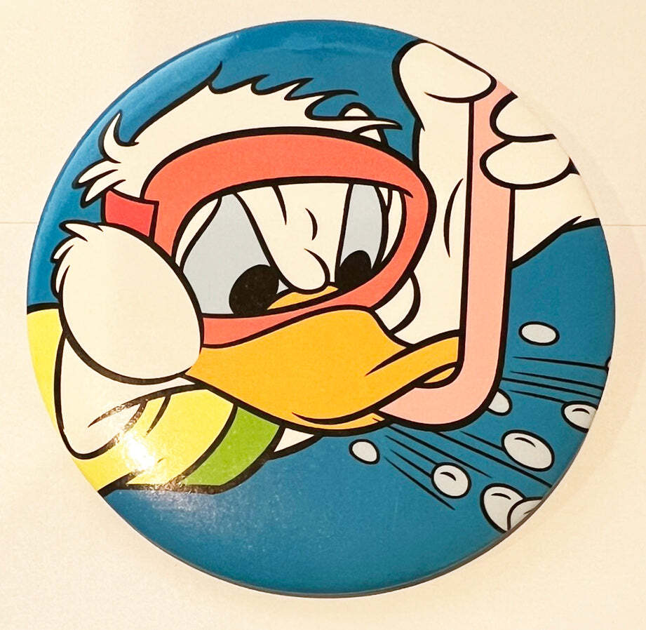 Donald Duck Buttons Scuba & Angry Button Tokyo Japan Disney J01 | eBay
