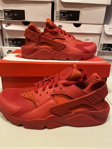 varsity red huaraches