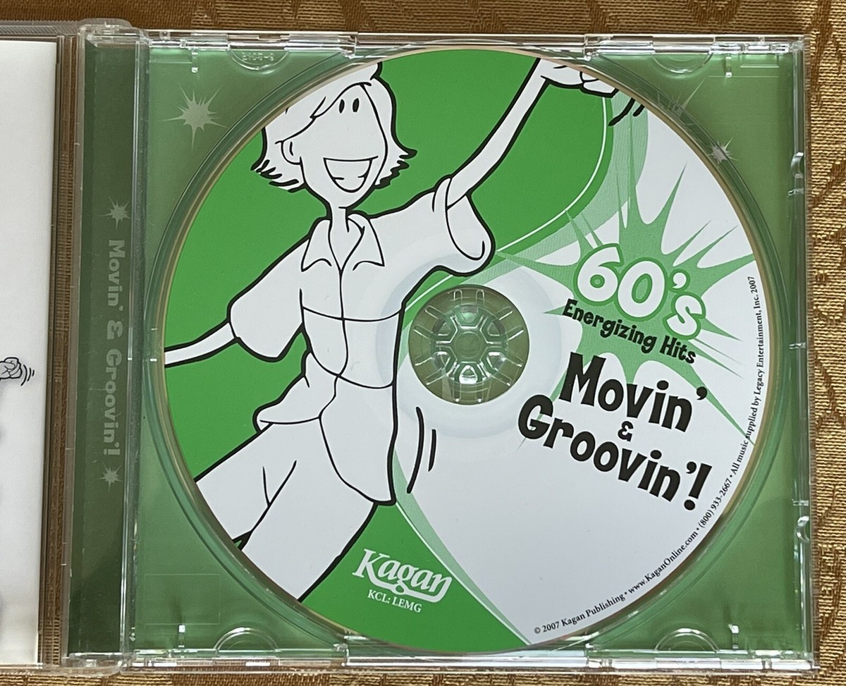 Kagan Movin' & Groovin' 60s Energizing Hits CD Classroom Preowned