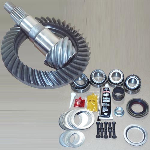 Ring And Pinion Chevy GM 8.5" 10-Bolt 3.73 Ring & Pinion Gear Set With Master Install Kit Pinion Bearing - Foto 2
