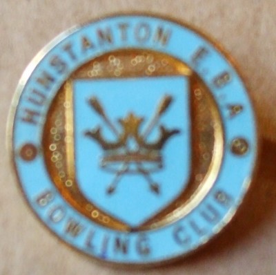Gebraucht Town Bowling Club Emaille Pin Abzeichen - Hunstanton.E.B.A