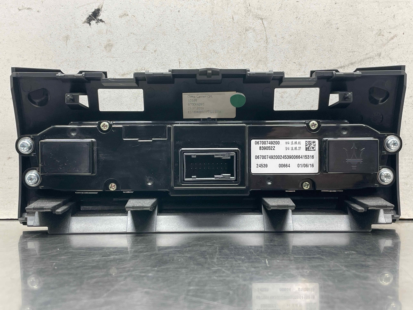 2017 Maserati Ghibli Heater A/C Climate Temperature Control OEM 06700749200
