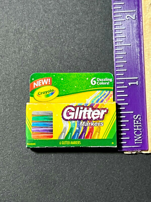 ''Zuru 5 Surprise TOY Mini Brands'' Crayola Glitter Markers EMPTY Box