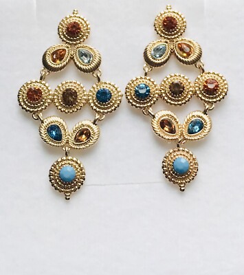 Atemberaubende Deluxe Schmuck Gold Design Wasserfall Statement & Twinkle.-)